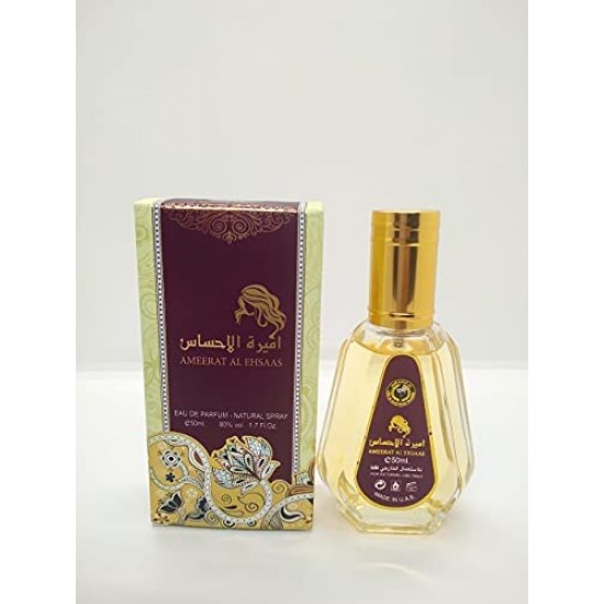 Eau de parfum Ameerat Al Ehsaas de Ard Al Zaafaran Trading 50ml