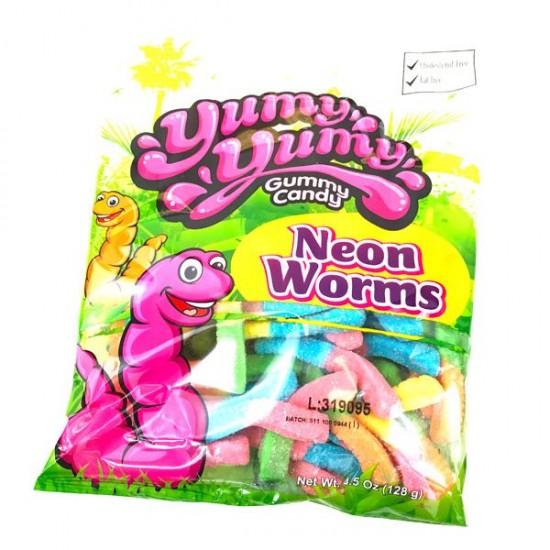 BONBON halal Neon Worms