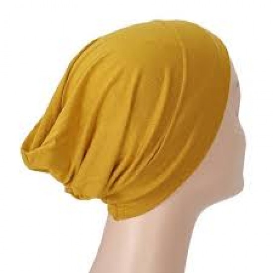 bonnet jaune moutarde