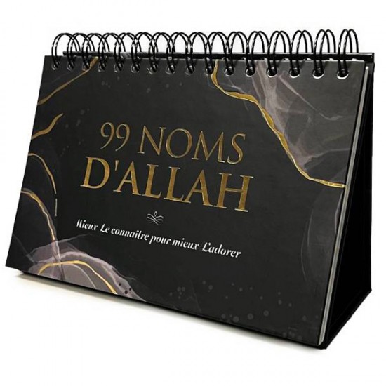 99 Noms D'ALLAH - Calendrier - NOIR (French Only)
