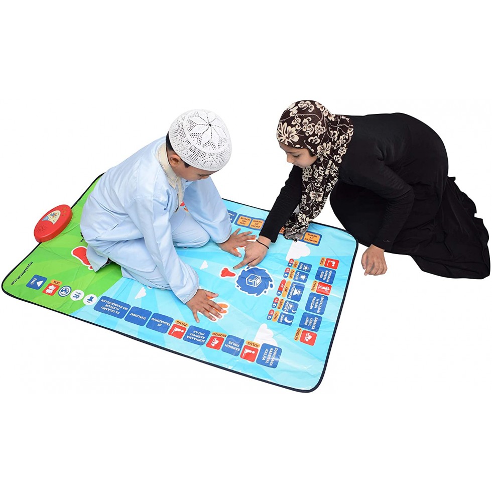 AL-WARDA Tapis de Prière Musulman Électronique - Tapis priere Musulman  interactif- Tapis de priere Musulman Enfant (Bleu) : : Cuisine et  Maison