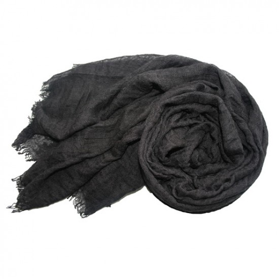 Hijab cotton noir