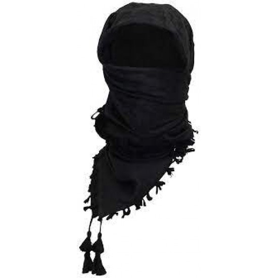 foulard palestinien Noir