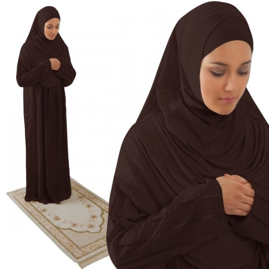Brown prayer dress 