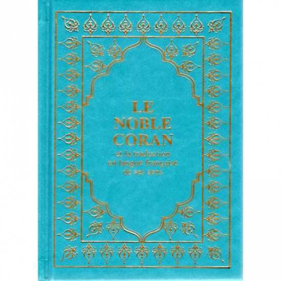 Petit Coran français arabe Turquoise (french)